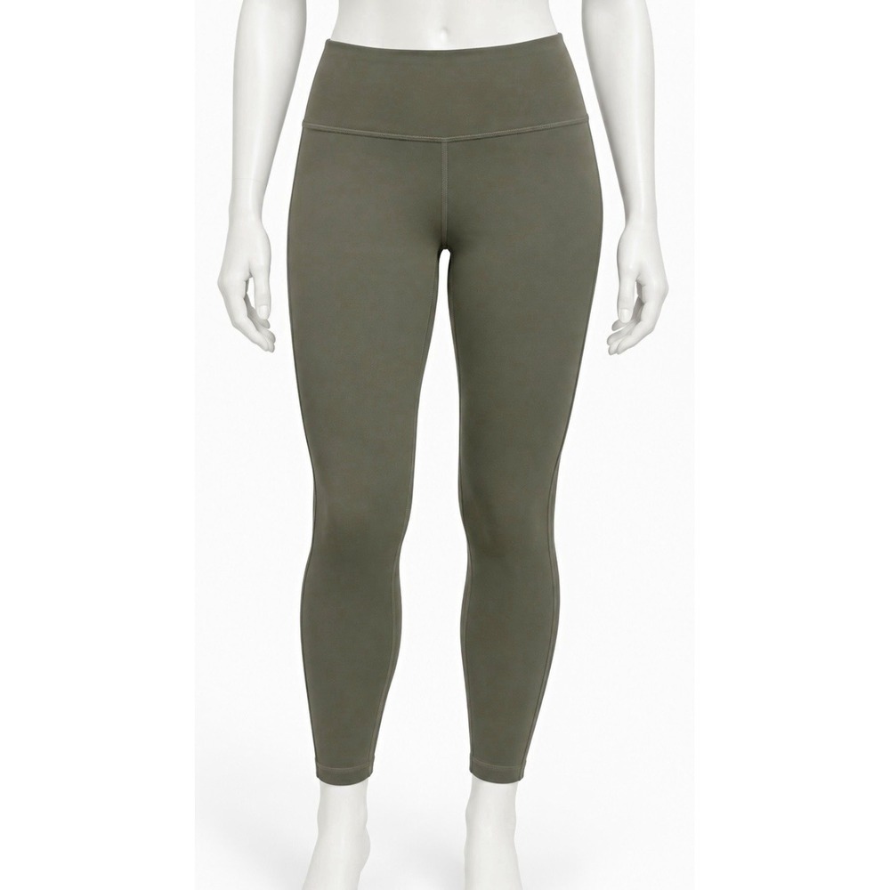 LULULEMON Align Low-Rise Pant 25 Leggings Size 8 Green Lycra Stretch Yoga Sage